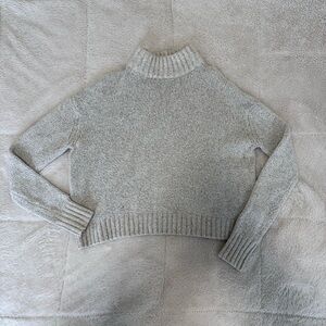 AE Mock Neck Cropped Sweater